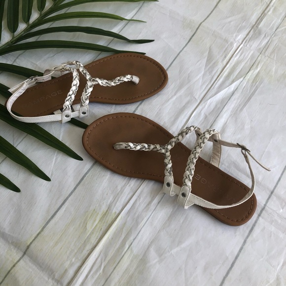 Rampage White Slingback Sandal - Picture 5 of 8